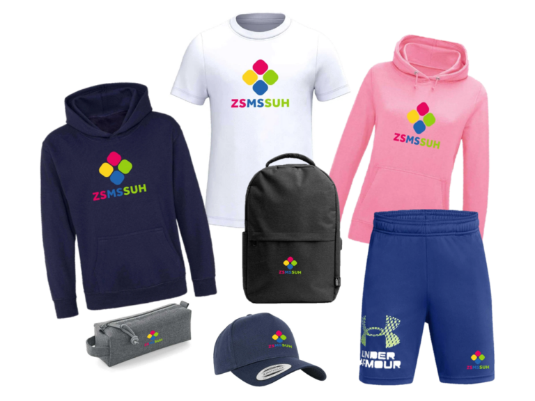 Otevření e-shopu oblečení se školním logem